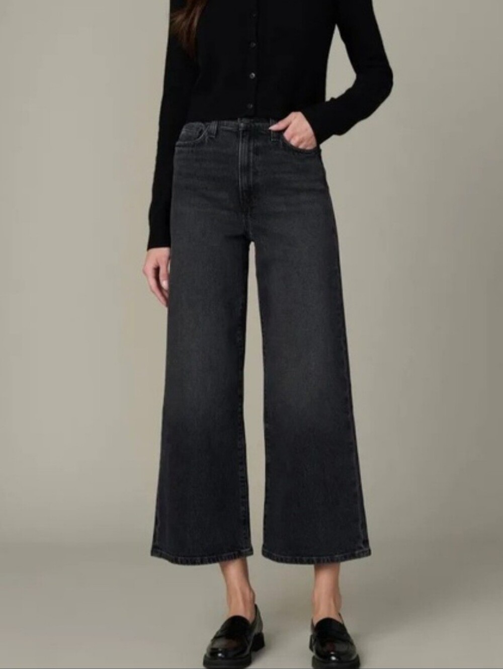 Joe's the kacey wide ankle jeans